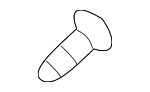 986390 - Body: Striker Screw for Volvo Image