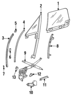94153749910 - : Guide Rail for Porsche: 968 Image