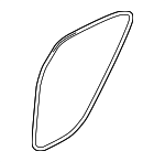 831101E001 - Body: Weather-strip On Body for Hyundai: Accent Image