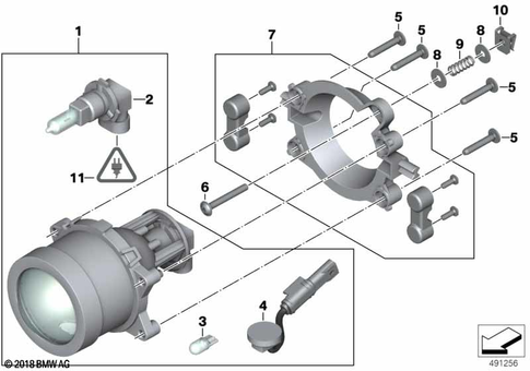 Headlight for 2013 BMW-Motorrad S 1000 R #0