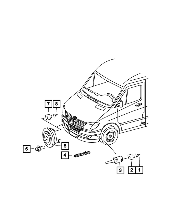 5120370AA - Electrical: Horn for Mopar Image