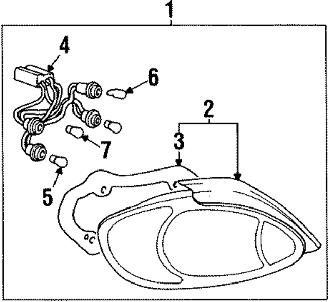 9240529550 - Electrical: Tail Light Wiring Harness for Hyundai Image
