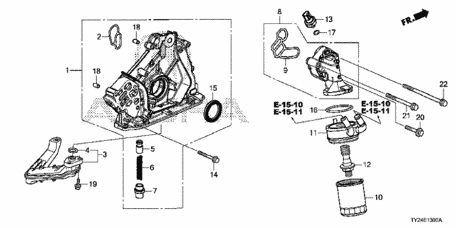 Oil Pump (1) for 2015 Acura RLX #0