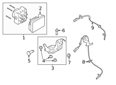 ABS Components for 2013 Ford Fusion #0