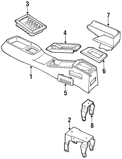 Center for 1989 Ford Tempo #0