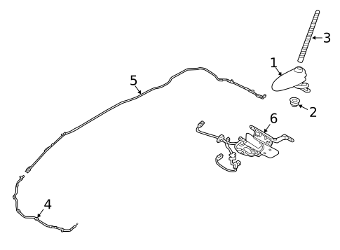 Antenna & Radio for 2017 Hyundai Tucson #0