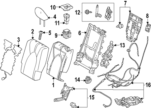 Second Row Seats for 2025 Lexus TX500h #5