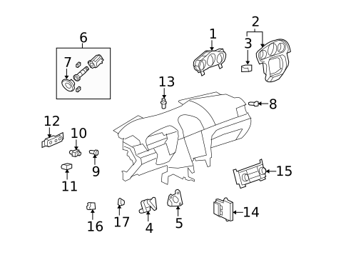 Ignition Lock for 2009 Saturn Aura #0
