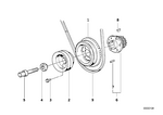 11231280958 - Engine: Pulley for BMW Image