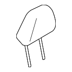 64061FN000NT - Body: Headrest for Subaru Image