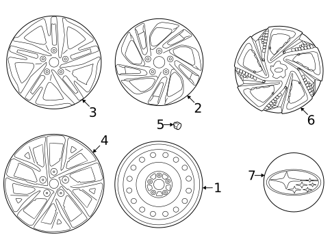 Wheel for 2025 Subaru Impreza #0