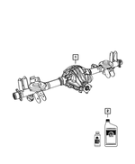 68003657AA - Rear Axle; Corporate 210 MM; Differential and Drive Line: Service Rear Axle for Mopar Image