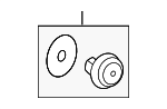 82315D2000 - Body: Corner Molding Fastener for Kia Image