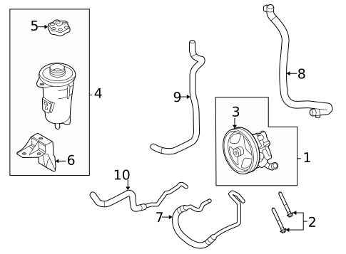 Pump & Hoses for 2021 Ford E-450 Super Duty #0
