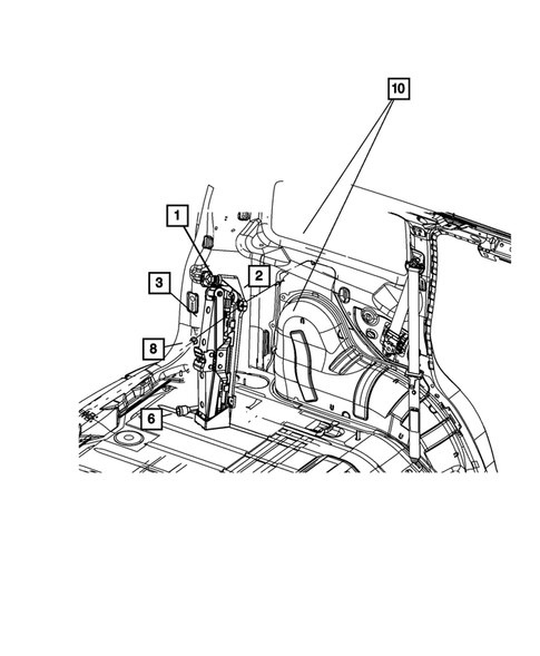 Jack Stowage for 2008 Jeep Liberty #0