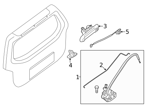 Liftgate for 2009 Nissan Xterra #0
