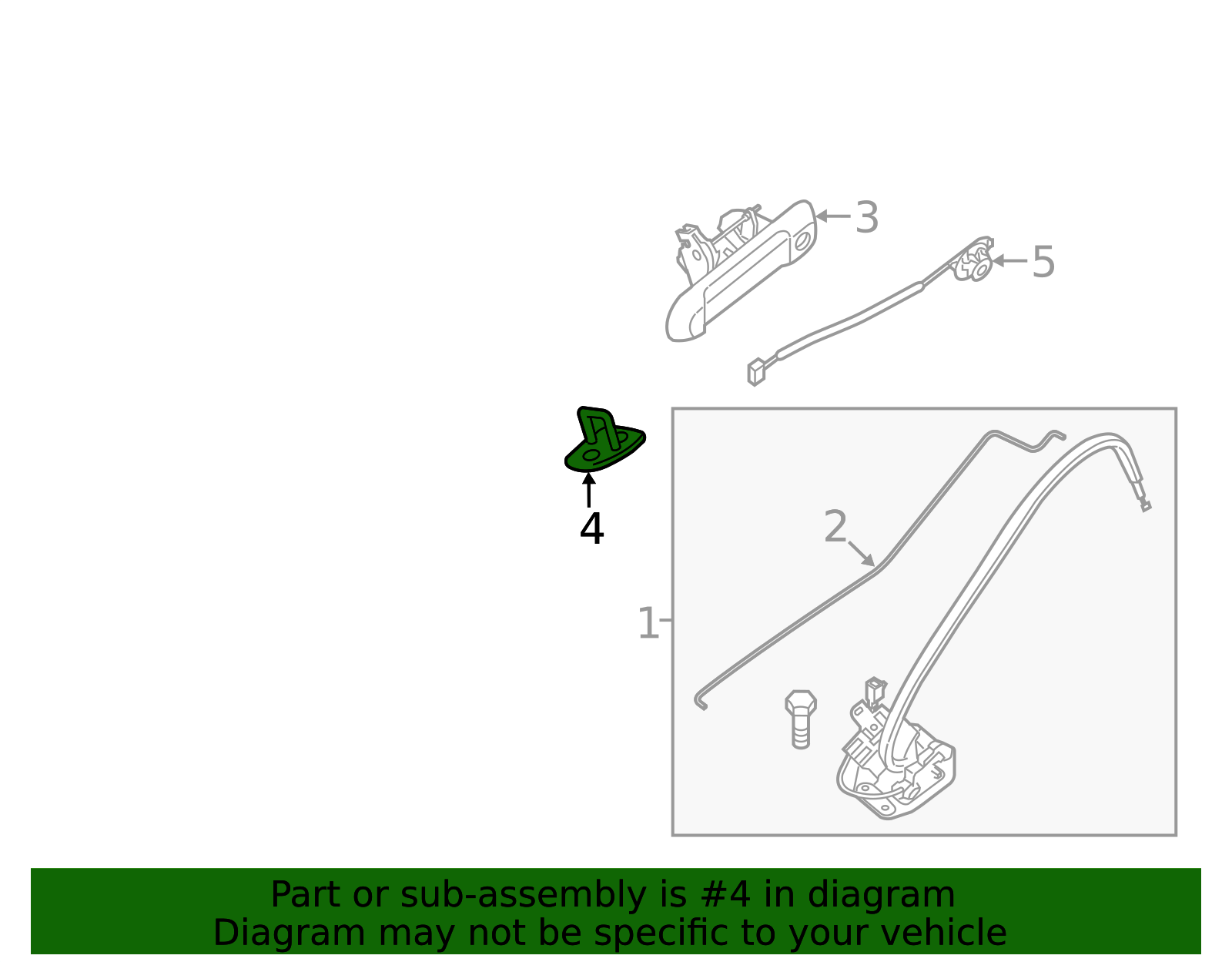 2x Rear Tailgate Striker Latch Lock Bolts For 2004-2015 Nissan Titan – 90570-ZJ00A