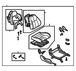 87000CD070 - Body: Seat Assembly for Nissan Image