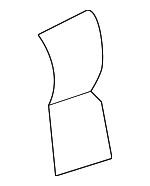 87620CD070 - Body: Seat Back Cover for Nissan Image