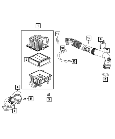 Air Cleaner for 2022 Ram ProMaster City #0