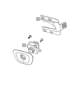 4672761AC - Electrical: Rear View Camera for Dodge: Charger Image