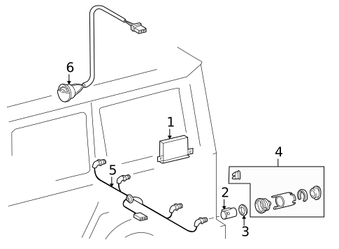 Parking Aid for 2004 Mercedes-Benz G55 AMG #0