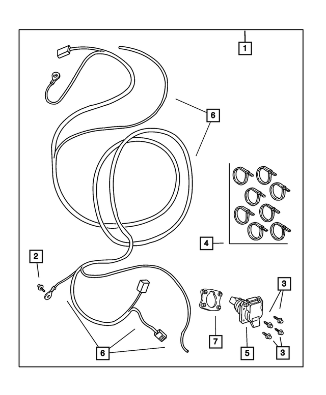 6104507AA - Mopar Accessories - Component Parts: Pan Head Screw for Chrysler: 200, 300M, Aspen, Concorde, Sebring, Town &amp; Country, Voyager | Dodge: Caravan, Durango, Grand Caravan, Intrepid, Ram 1500, Ram 2500, Ram 3500, Sprinter 2500, Sprinter 3500 | Fiat: 500 | Jeep: Liberty, Wrangler Image