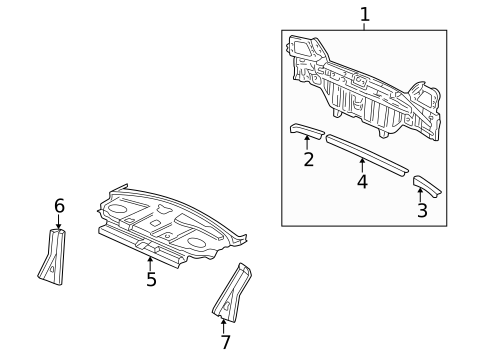 Rear Body for 2003 Acura CL #0