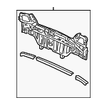 66100S3MA00ZZ - : Rear End Panel for Acura: CL Image