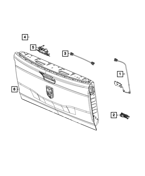 Wiring-Body and Accessories for 2019 Ram 1500 Classic #16