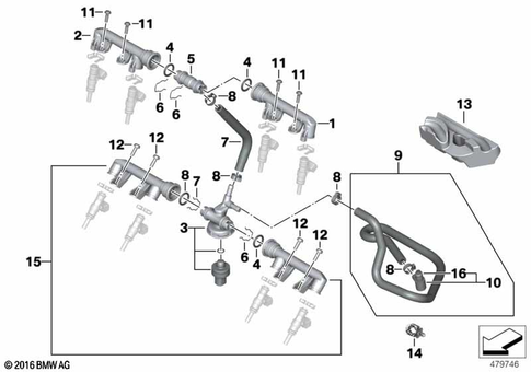 Injector Nozzles and Lines for 2020 BMW-Motorrad S 1000 R #0
