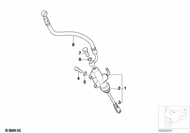 34322333221 - : Brake Hose for BMW-Motorrad Image