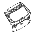 KMY26202X - Body: Lift Gate for Mazda: CX-90 Image