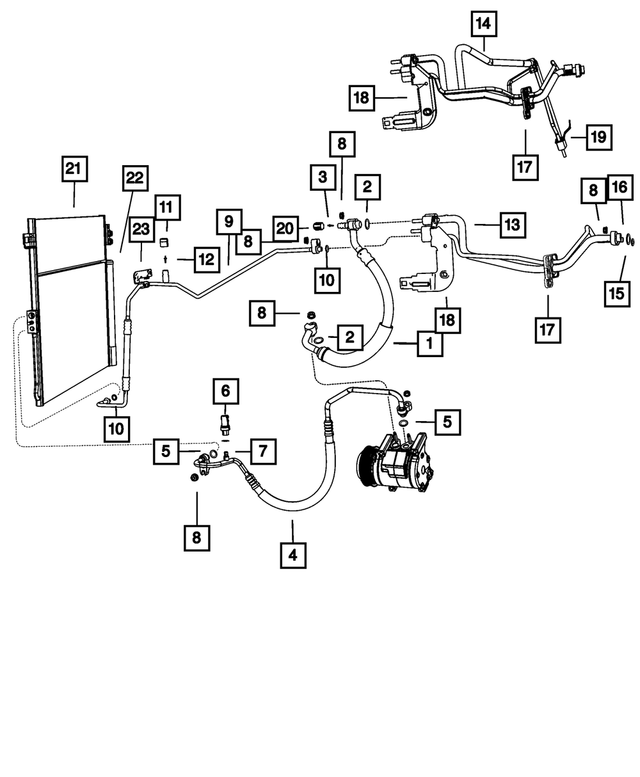 68086128AA - Air Conditioners and Heaters: A/c Charge Valve Cap for Mopar Image image