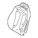 52107444781 - Body: Seat Back Pad for BMW: 840i, 840i Gran Coupe, 840i xDrive, 840i xDrive Gran Coupe, M8 Gran Coupe, M850i xDrive, M850i xDrive Gran Coupe Image