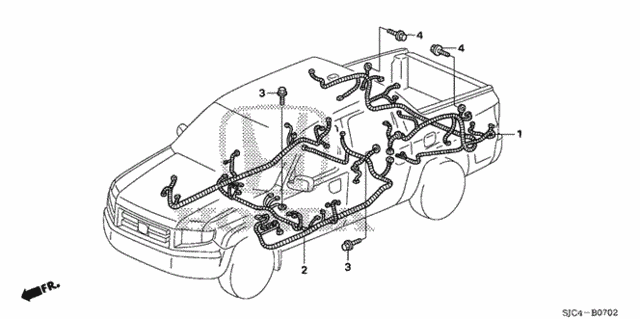 Wire Harness (3) for 2011 Honda Ridgeline #0