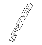 K32A6819X - Body: Windshield Pillar Trim Bracket for Kia: Rio Image