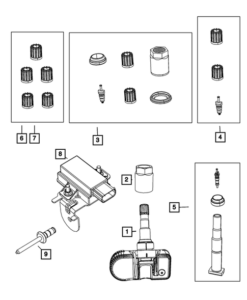 Tire Monitoring System for 2009 Dodge Nitro #0