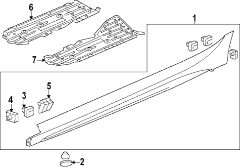 Exterior Trim - Pillars for 2025 Honda Civic #0