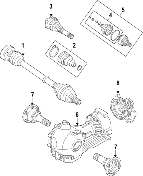 Axle Shafts & Joints for 2008 Audi R8 #0