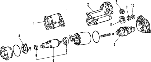 Starter for 1994 Toyota Camry #0