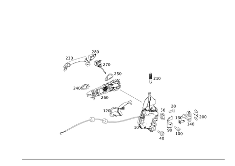 Locking System for 2011 Mercedes-Benz SLK300 #0