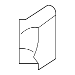 8D0823547 - Body: Hood Release Cable Clip for Audi: A4, A4 Quattro, A6, A6 Quattro, Allroad Quattro, RS4, S4, S6 Image