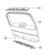1BU32DK7AB - Interior Trim: Headliner Molding for Mopar Image image