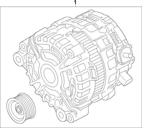 Alternator for 2020 Toyota GR Supra #1