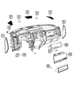 1NL85TX7AA - : Instrument Panel Bin for Mopar Image