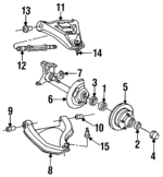 6274216 - Brakes: Brake Rotor for Cadillac: Brougham, Fleetwood | Chevrolet: Blazer, C/K Pickup, G10, G20, P20, R10, Suburban C10, Suburban K10, Suburban R10, Suburban R1500, Suburban V10, Suburban V1500, V10 | GMC: C1500 Pickup, G1500, G2500, Jimmy, K1500 Pickup, P2500, R1500 Pickup, Suburban C1500, Suburban K1500, Suburban R1500, V1500, V1500 Suburban Image