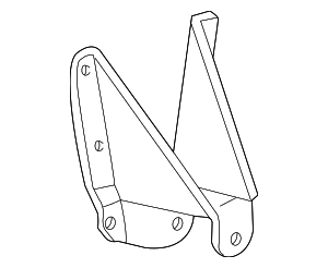 6L3Z5775A - : Leaf Spring Mount Bracket for Ford: F-150 | Lincoln: Mark LT Image