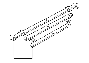 4L3Z5560PC - : Leaf Spring for Ford: F-150, F-150 Heritage | Lincoln: Mark LT Image