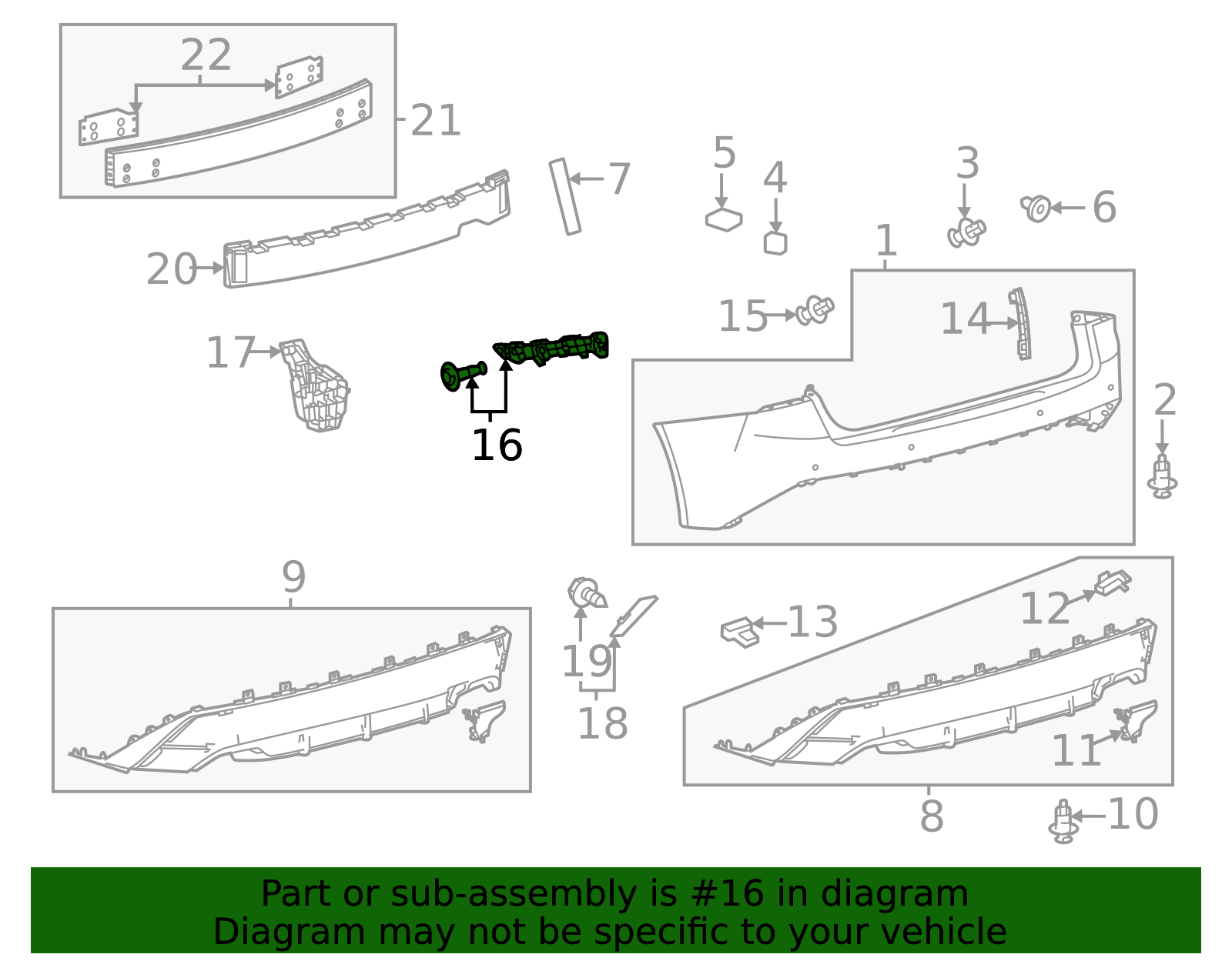 52158-53080 - Bumper Cover Support Rail 2021-2025 Lexus | Longo Lexus Parts